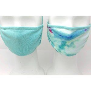 2-PACK Tie Dye Reversible Double Layer Face Mask